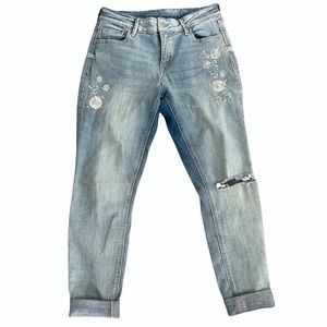Old Navy Rockstar Mid Rise Blue Jeans